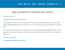 Tablet Screenshot of hausaerzte-im-mv.de